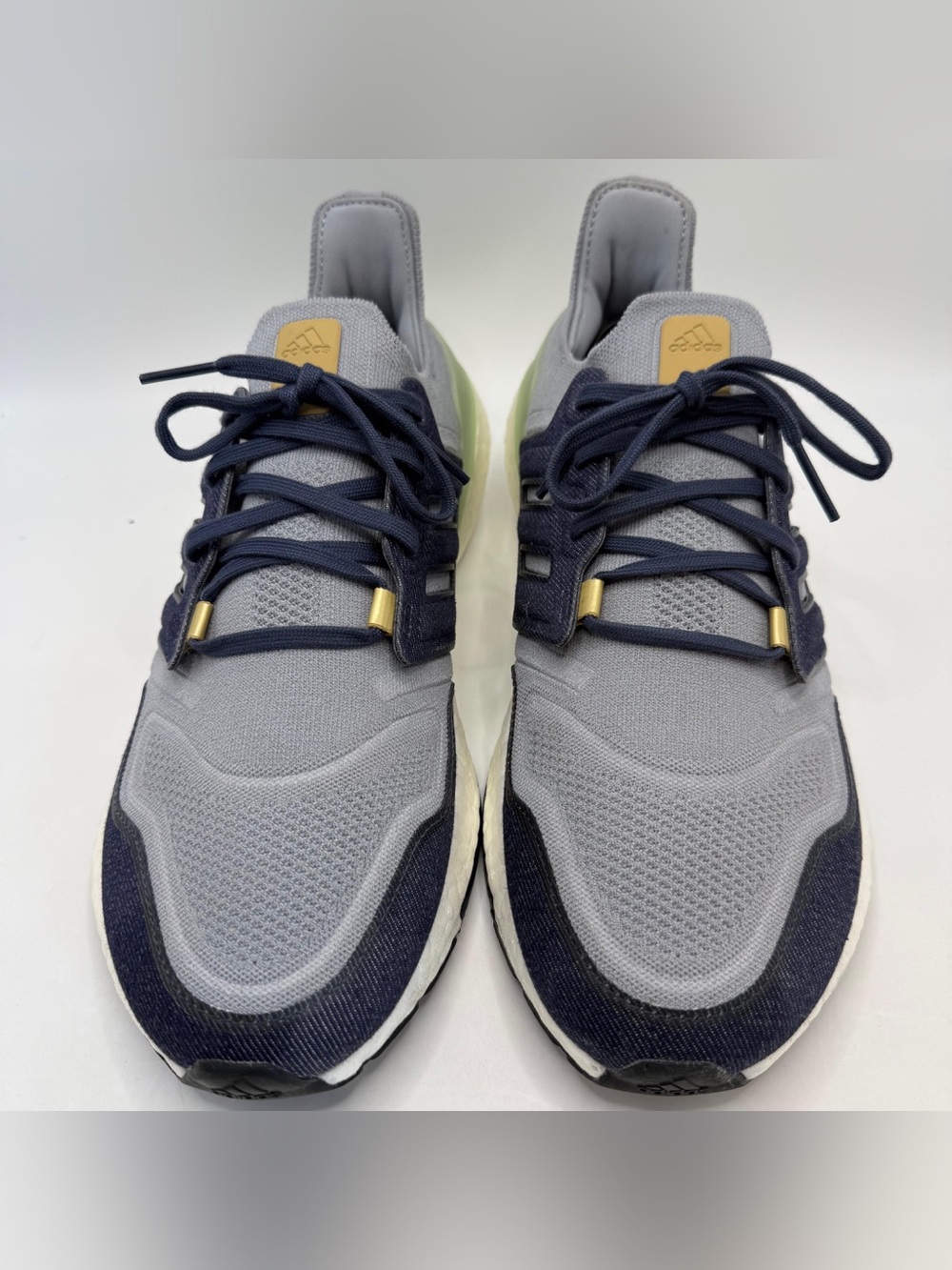 Adidas Ultraboost 22 Parley Men’s 11.5 Gray Navy Running Shoes - Picture 3 of 8